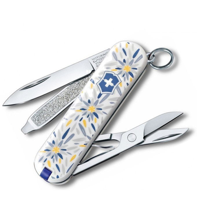 Нож-брелок Victorinox Classic Alpine Edelweiss 0.6223.L2109